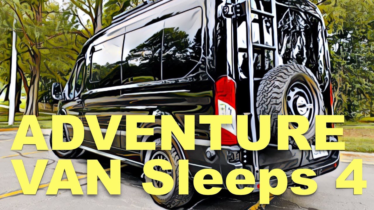 Tour $50K 🚐 TRANSIT CONVERSION MED ROOF, sleep 4️⃣ ROVER VANS made in Chicago 🇺🇸 STEALTH Class B RV