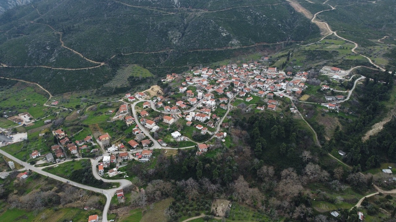 Τα Ελληνικά (Εύβοια) ΑΝΩΘΕΝ - Aerial video by drones Dji