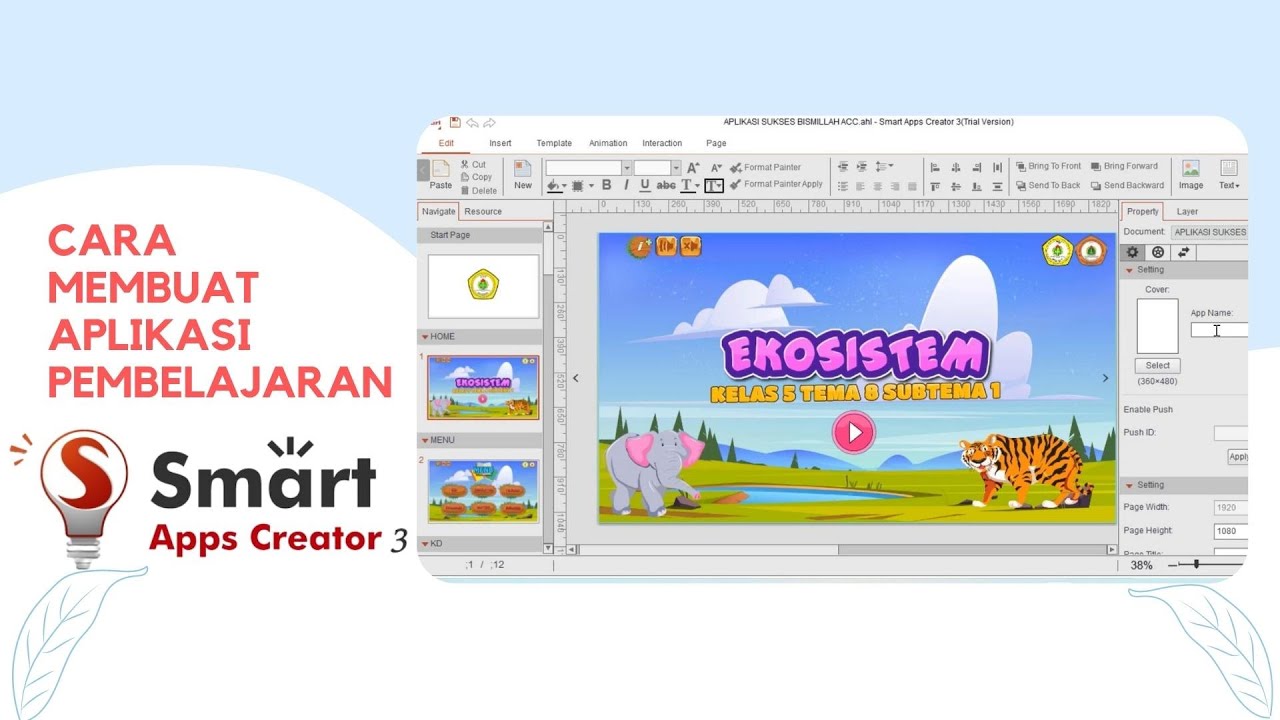 [SMART APPS CREATOR] CARA MEMBUAT APLIKASI MEDIA PEMBELAJARAN