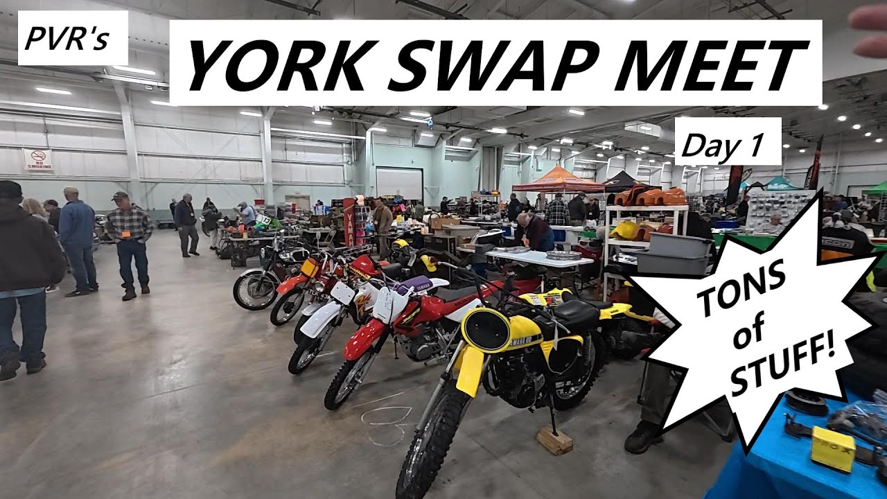 TONS OF STUFF at PVR's YORK SWAP MEET SATURDAY SETUP AND PREVIEW DAY