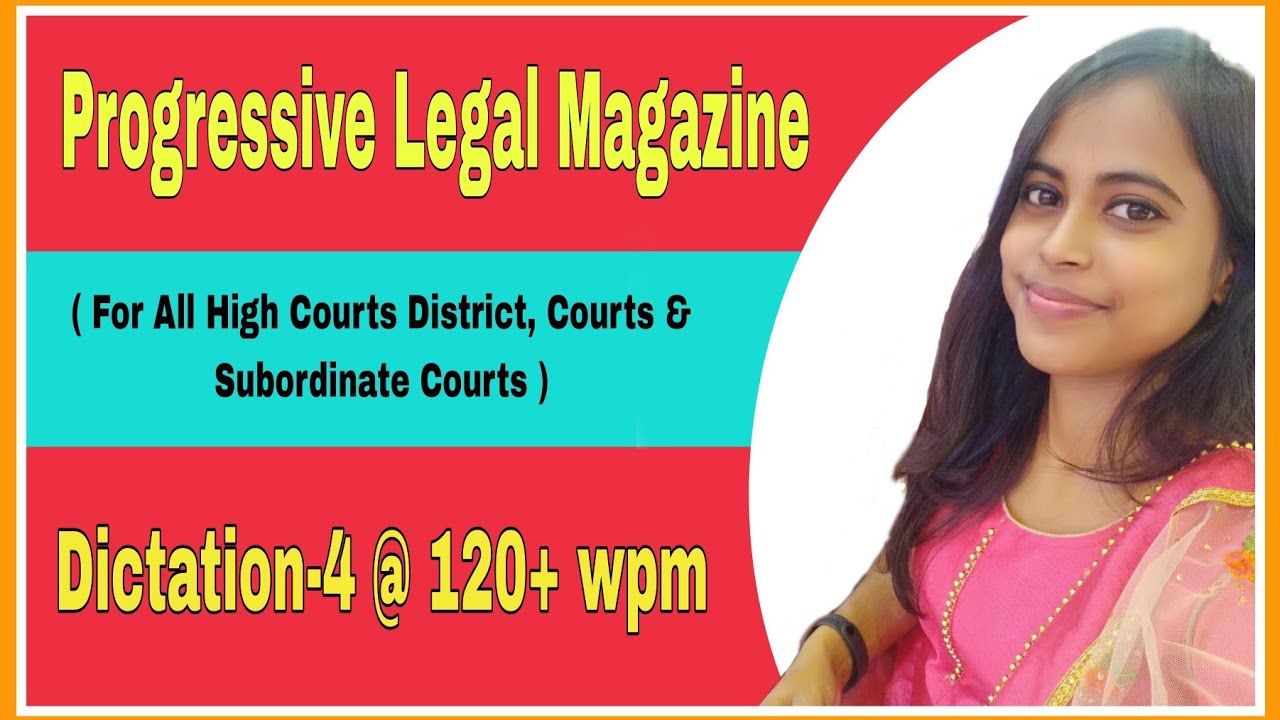 Юридический диктант 120+ слов в минуту ll Диктант-4 Progressive Legal Magazine 120+ слов в минуту...