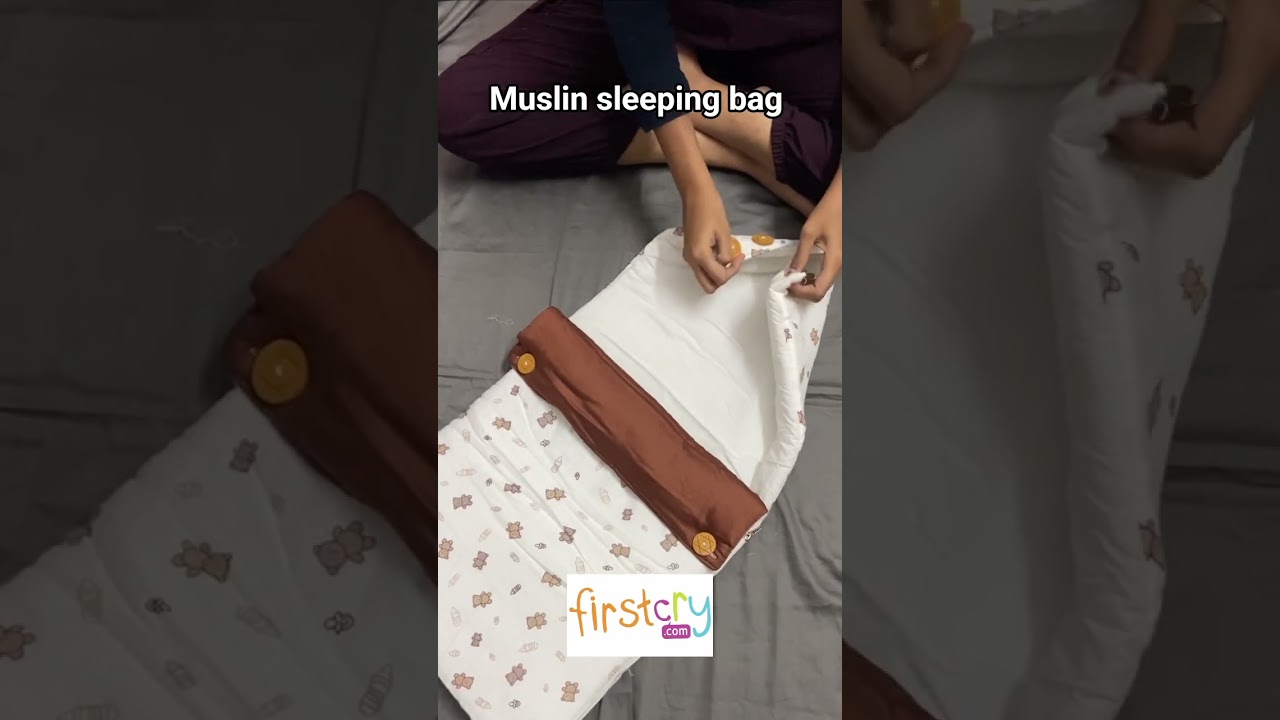 Muslin sleeping bag | link in description