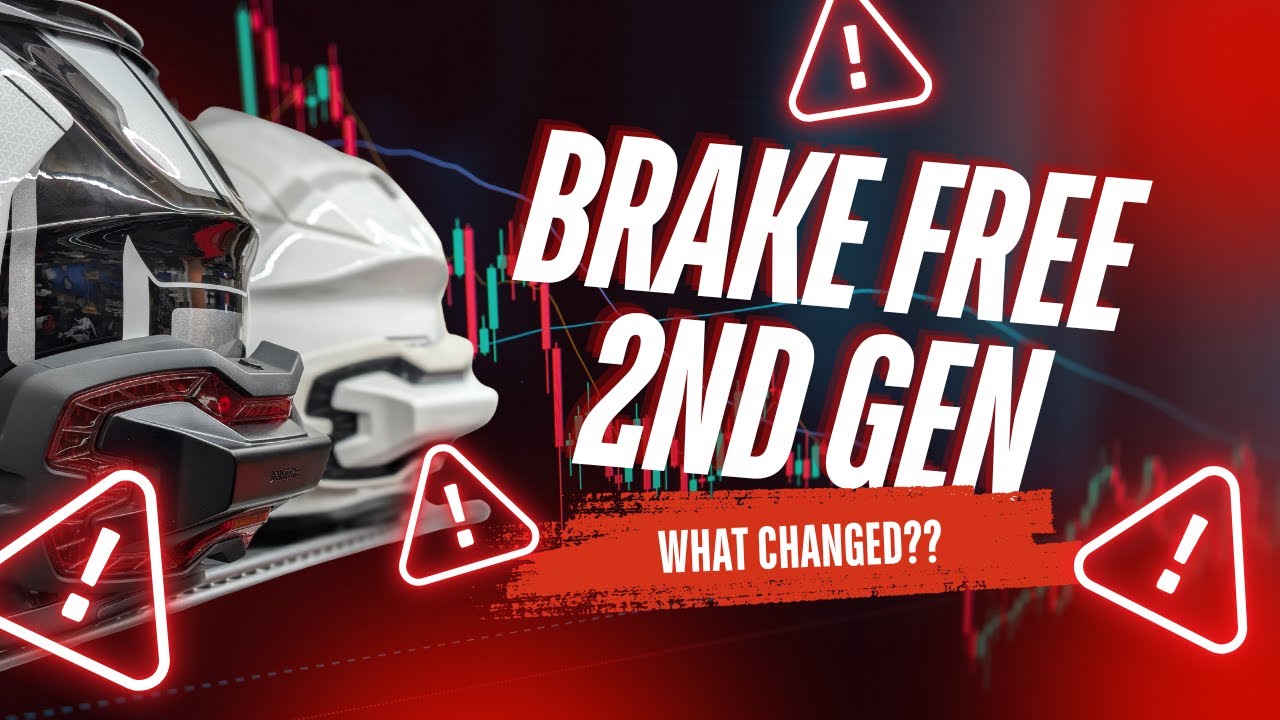 Brake Free 2nd Gen Motorcycle Helmet Brake Light Unboxing & Review | Black vs. White Models