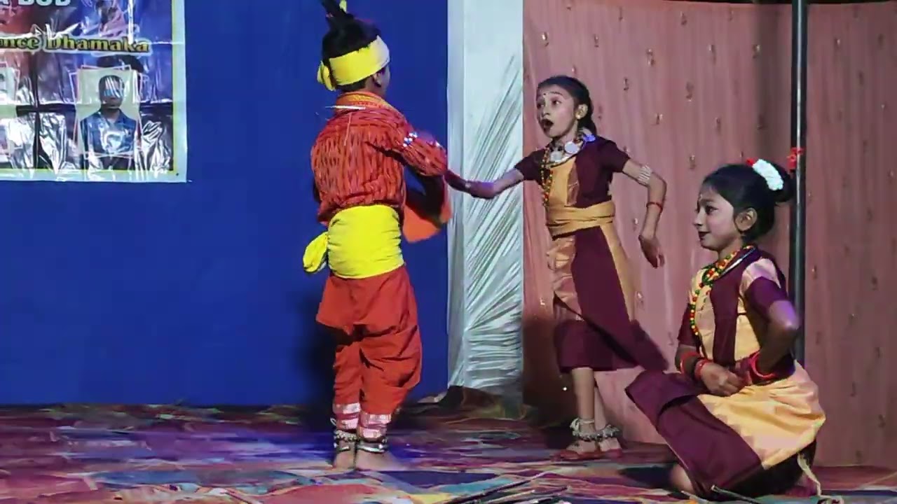 💗Gudar painjhal cham cham chmki gala....🥰 Sambalpuri song/junior dancer/AT-Lahandabud 💗2025-26
