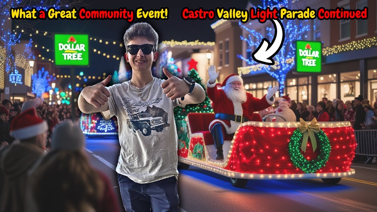 Light Parade Castro Valley Part 04 | Stunning Lights & Festive Floats
