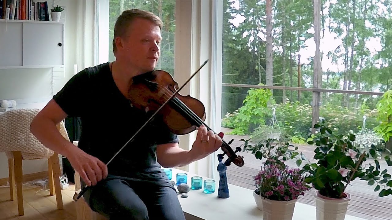 Finnish Folk Music - Pekka Kuusisto Home Video - July 2017 (Philharmonia Orchestra)