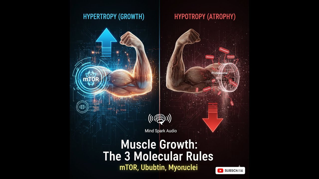 Muscle Growth: The 3 Molecular Rules (mTOR, Ubiquitin, Myonuclei)