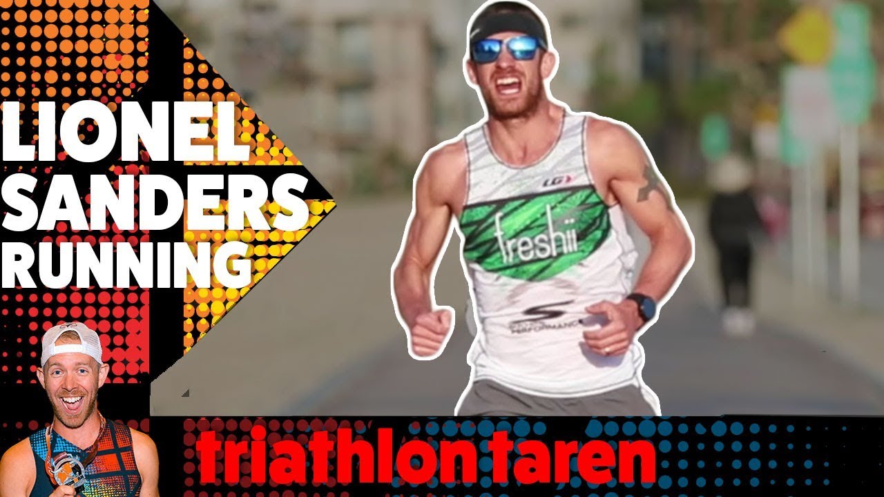 Pro Triathlete Ironman LIONEL SANDERS Running Form Analyzed in SLOW MOTION