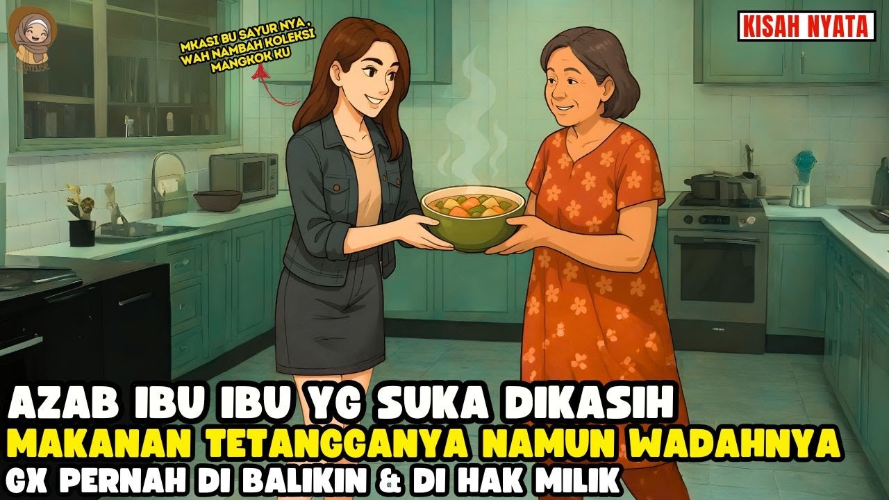 AZAB IBU IBU YG SUKANY AKUI SEMUA WADAH SAYUR YANG DIKASIH OLEH TETANGGA II SINETRON AZAB