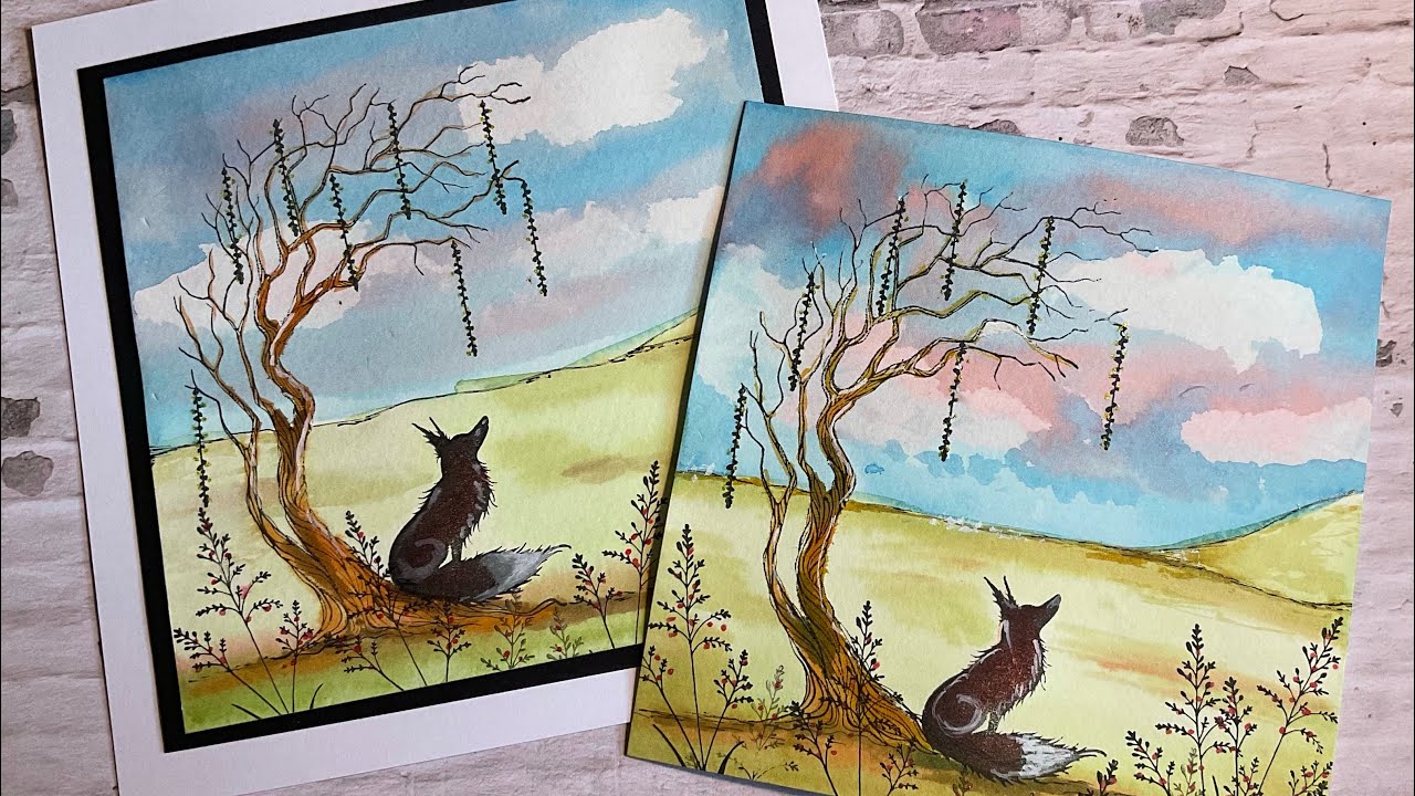 The New Watercolour Card from Laviniastamps # Lavinia Stamps