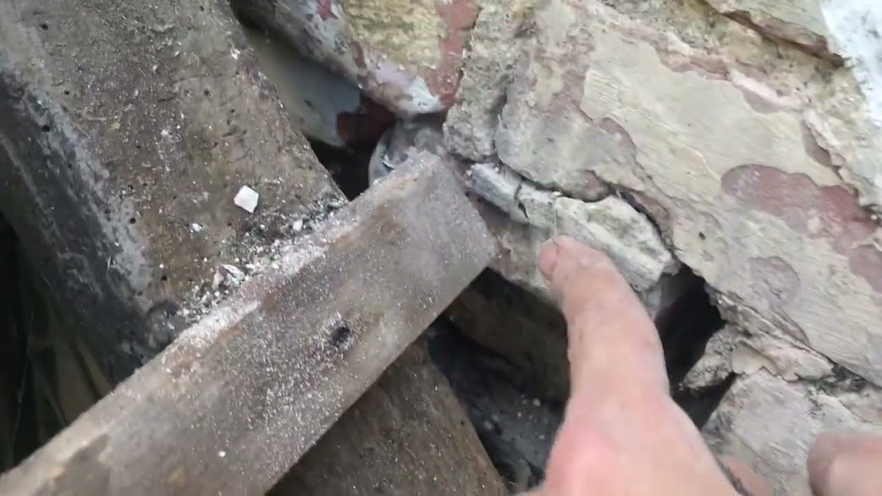 Lime mortar repairs Replace - flaunching. Repair water damage to the building.