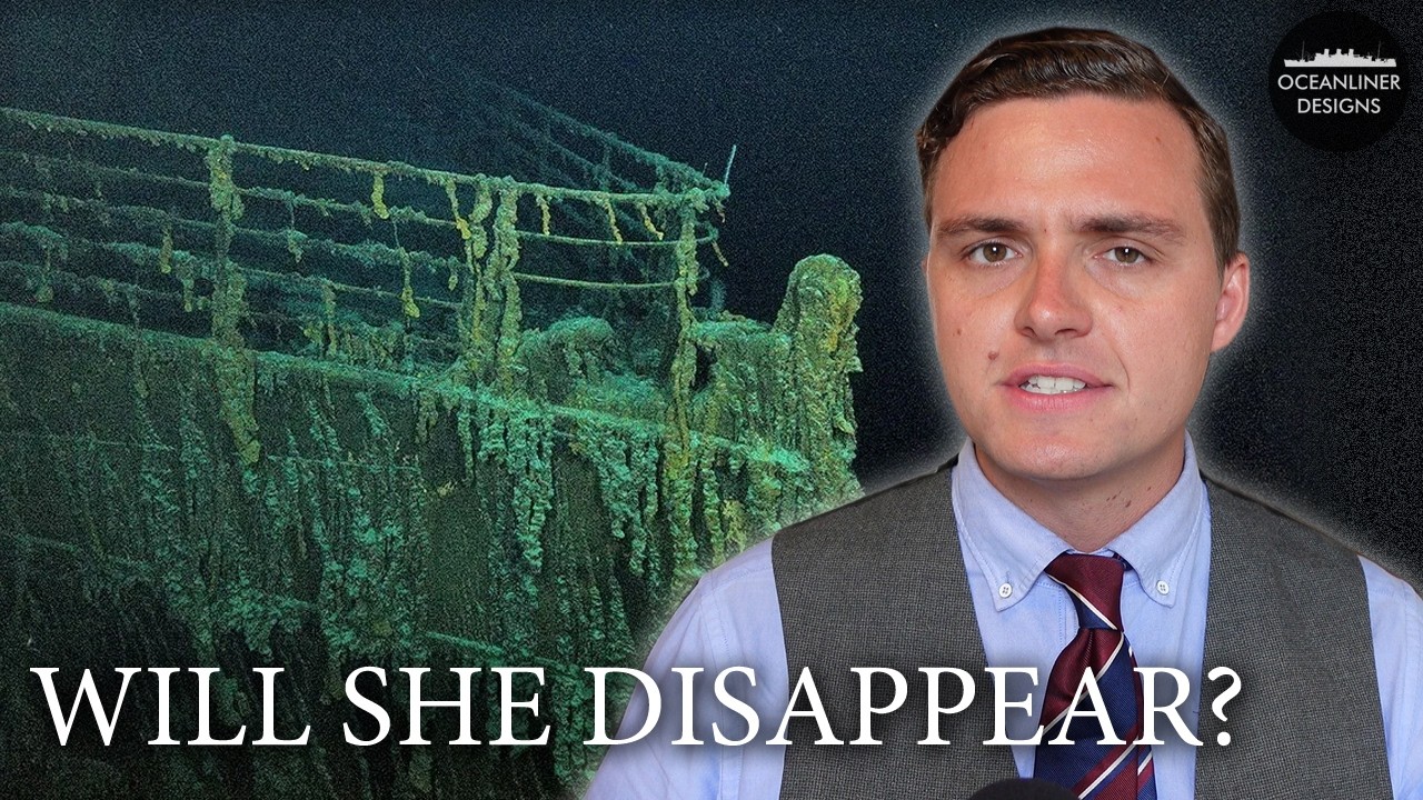Amazing Titanic Wreck Footage | The cranes, windows and decay