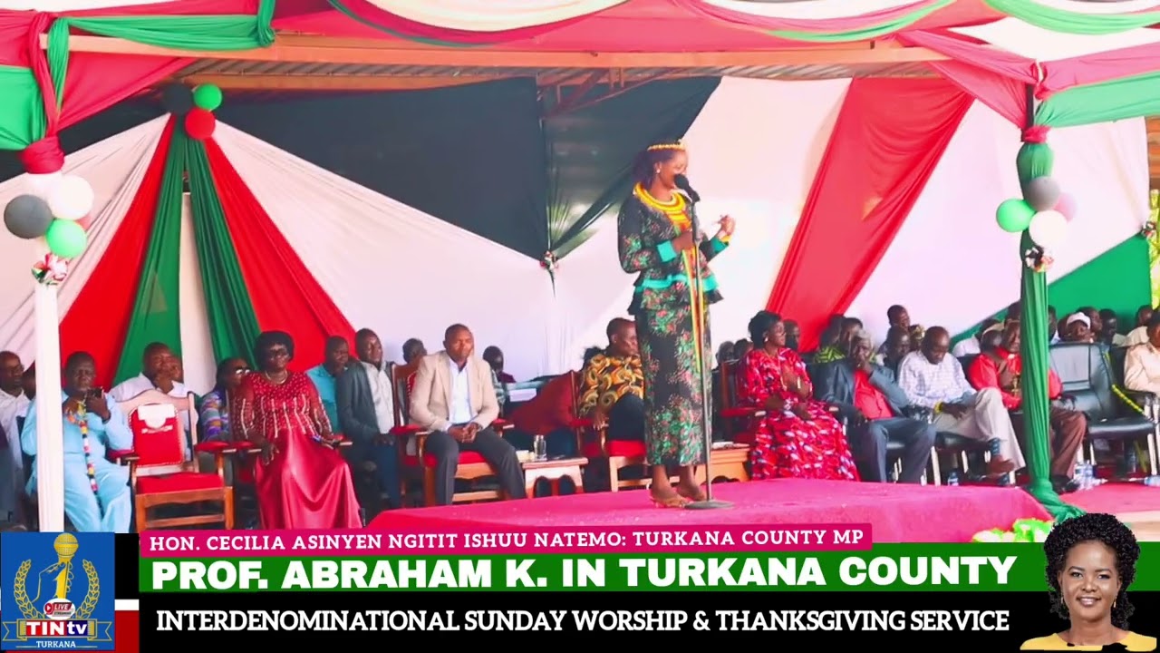 HON. CECILIA ASINYEN NGITIT ISHUU NATEMO SPEECH DURING INTERDENOMINATIONAL SUNDAY AT MOI GARDEN