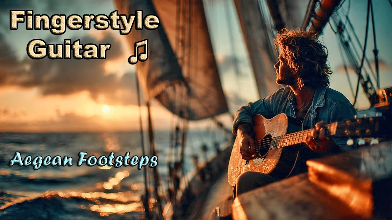 Aegean Footsteps – Mediterranean Cinematic Fingerstyle Guitar | Sonora