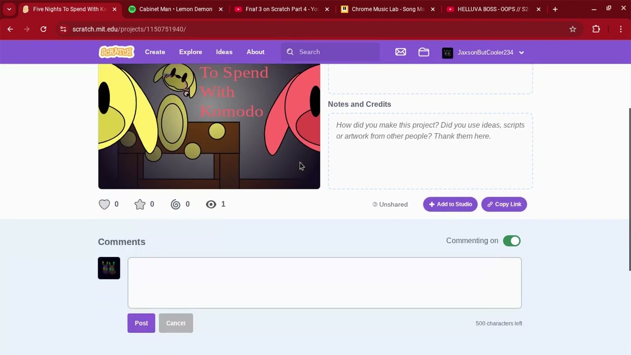 How To Share Your Own Games In Scratch!