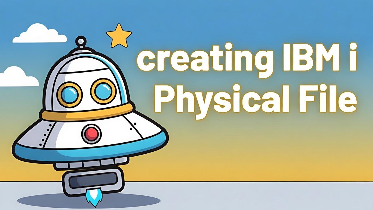 Let's create an IBM i Physical File