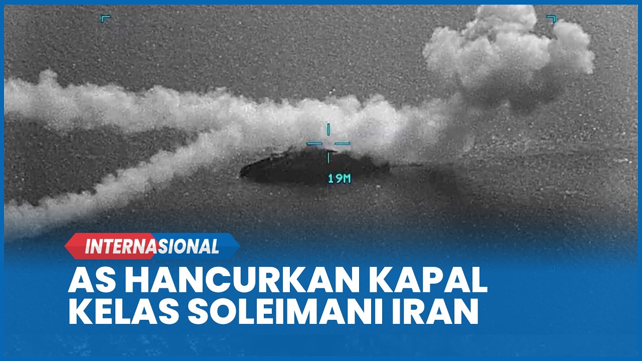 Kapal Perang Iran Kelas Soleimani Tenggelam, CENTCOM: Lebih dari 20 Kapal Musnah