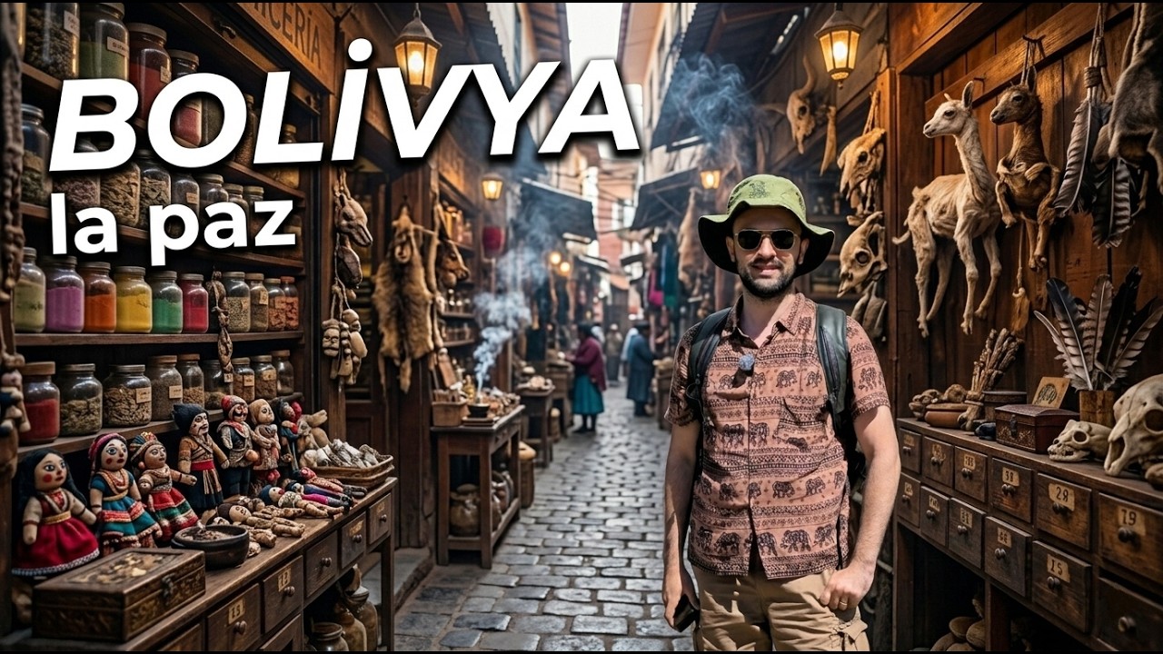 LA PAZ: Şehrin Ortasında Büyücü Pazarı! (Kurutulmuş Lama Cenini mi?)