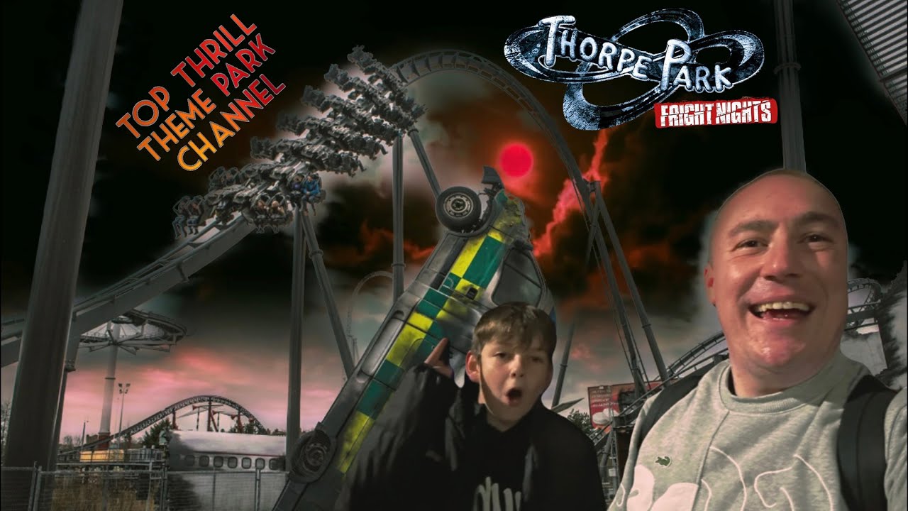 Harry’s First Ever Fright Night At Thorpe Park October 2023 Vlog
