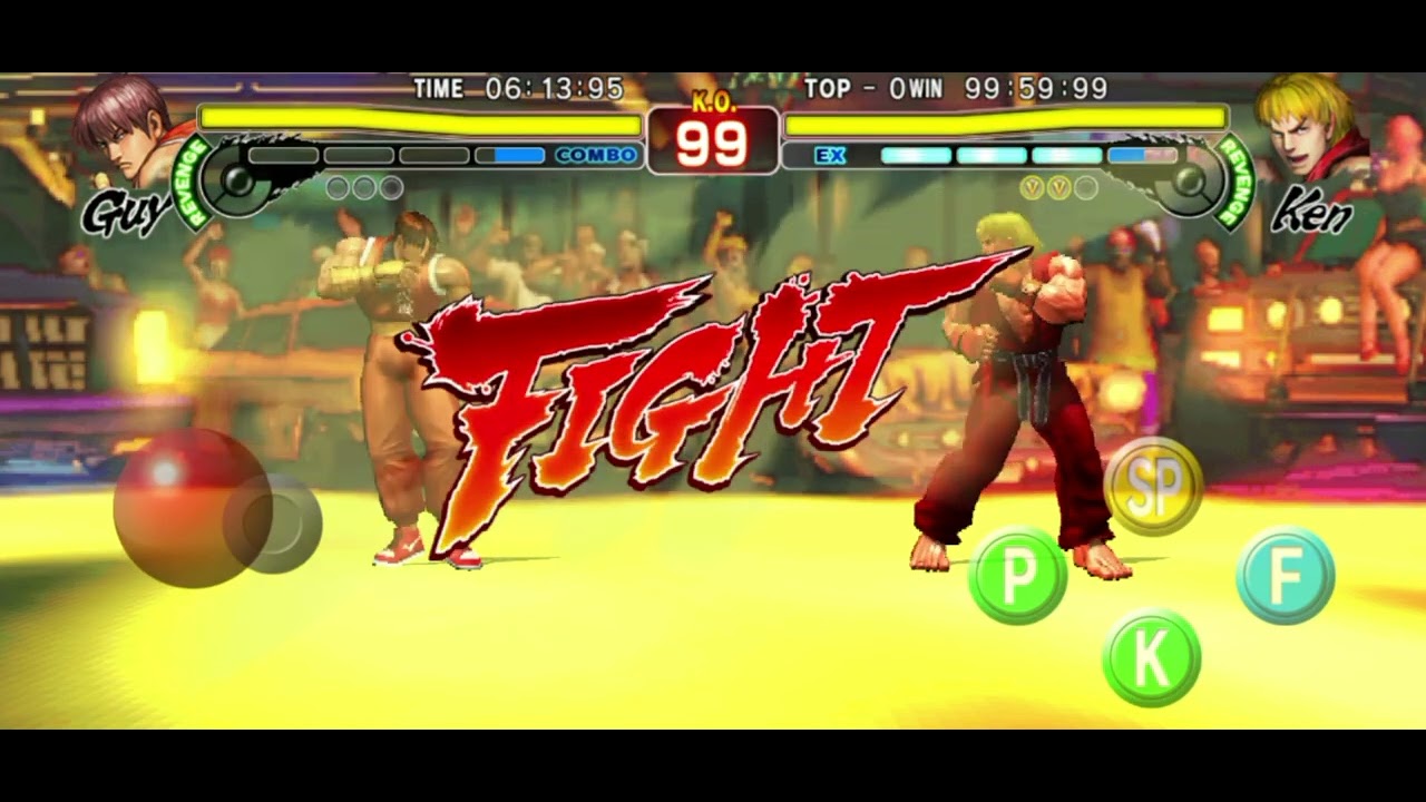 Street fighter | Guy Vs Ken | Hard gameplay 