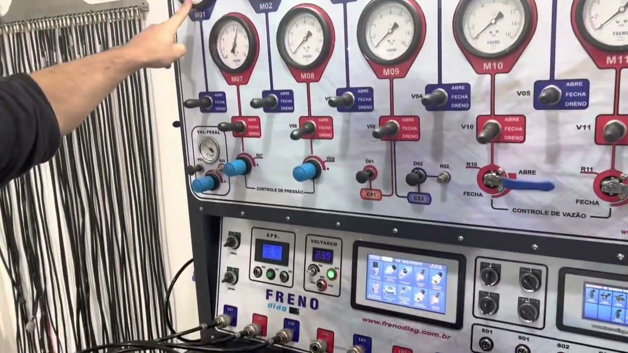 Multiteste Touchscreen - Teste Válvula Retarder - 2ª Geração