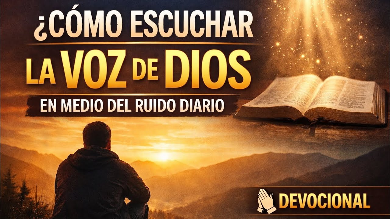 Cómo Escuchar la Voz de Dios en Medio del Ruido Diario | Devocional Cristiano #dios #fe #oracion 