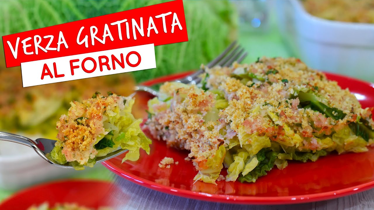 Verza gratinata al forno: ricetta facile e veloce!