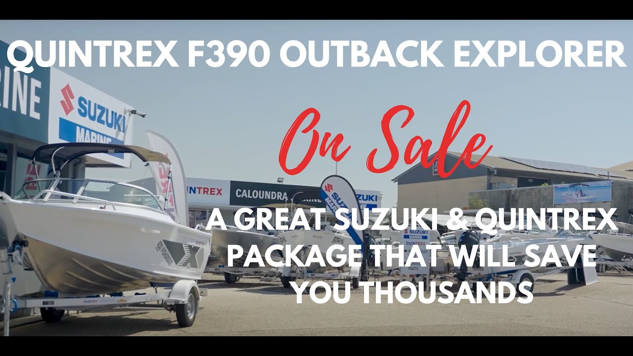Quintrex F390 Outback Explorer & Suzuki Boat Package