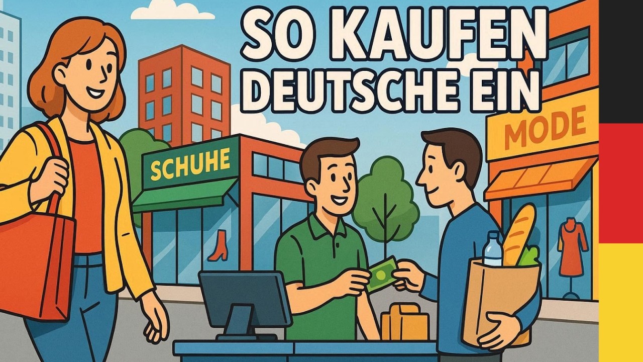 Deutsch lernen Podcast: 🛒 Einkaufen - Deutsch hören und verstehen