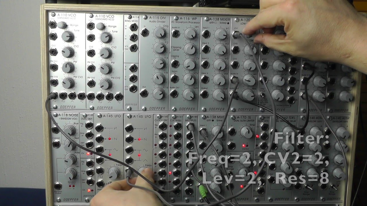 Modular-System: Formant-Sounds mit dem Doepfer A-100