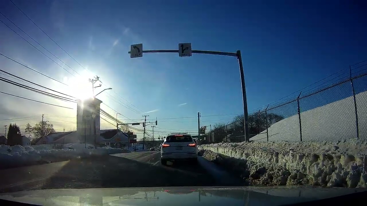 Driving in North Providence, Rhode Island