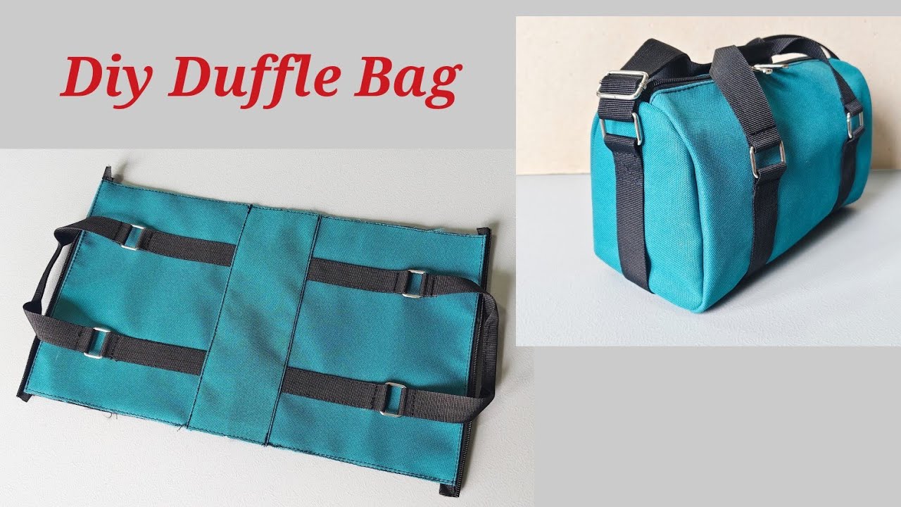 ⭐DIY DUFFLE BAG Sewing tutorial