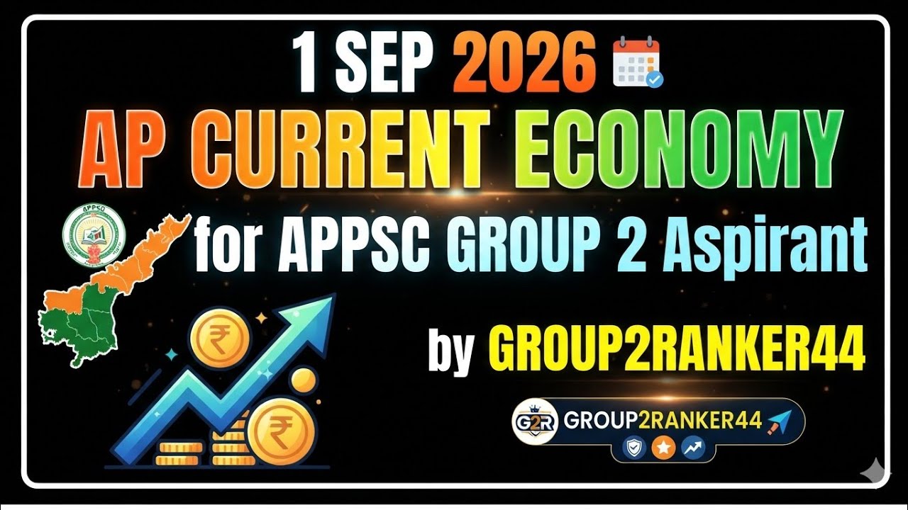 Ap economy 1 SEP for APPSC GROUP 2 aspirants by GROUP2RANKER44 