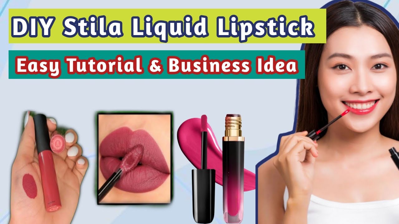 DIY Liquid Lipstick Recipe♻️😱 Easy Natural Ingredients for Long-Lasting Matte at Home!
