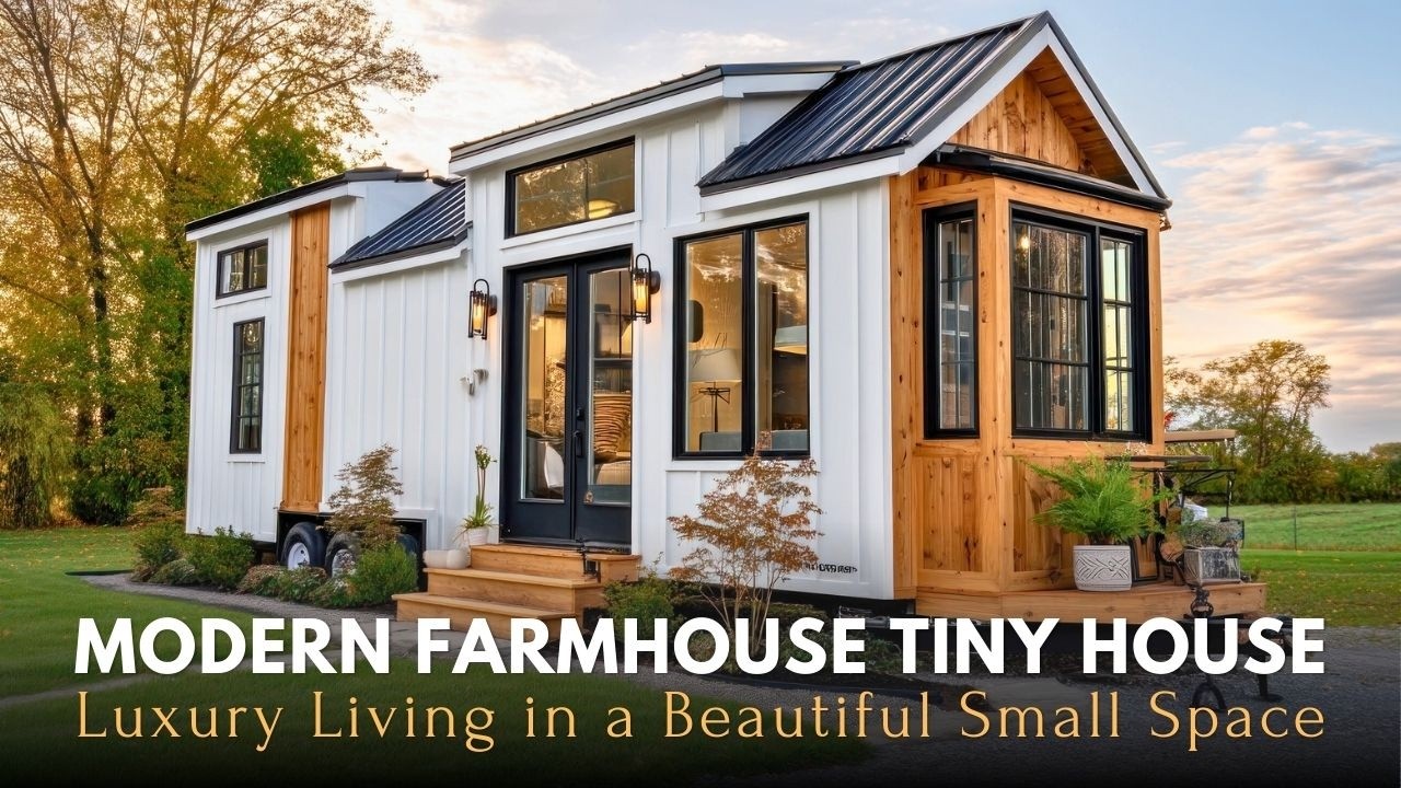 Modern Farmhouse Tiny House Tour: Luxury Meets Cozy Small Home Living