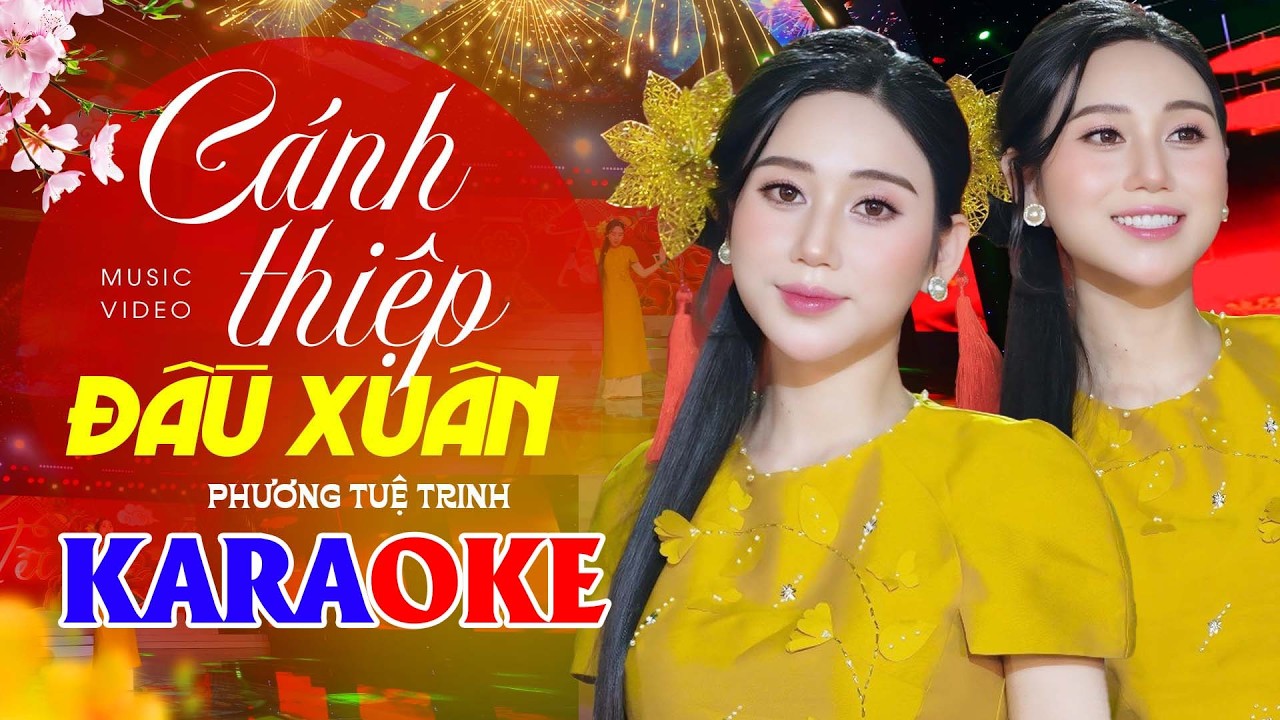 [KARAOKE] Cánh Thiệp Đầu Xuân - Beat Chuẩn | Phương Tuệ Trinh