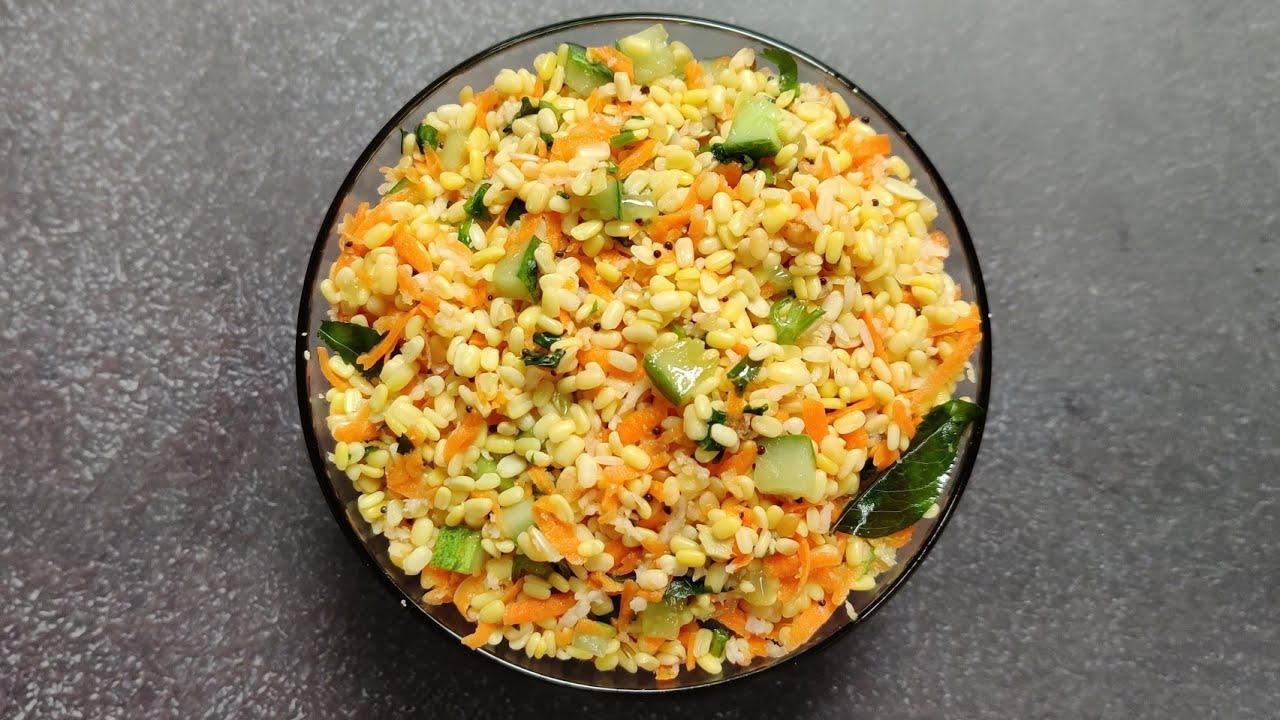 ಕೋಸಂಬರಿ | Kosambari Recipe | ಹೆಸರುಬೇಳೆ ಕೋಸಂಬರಿ | Kosambari Salad | Salad Recipes