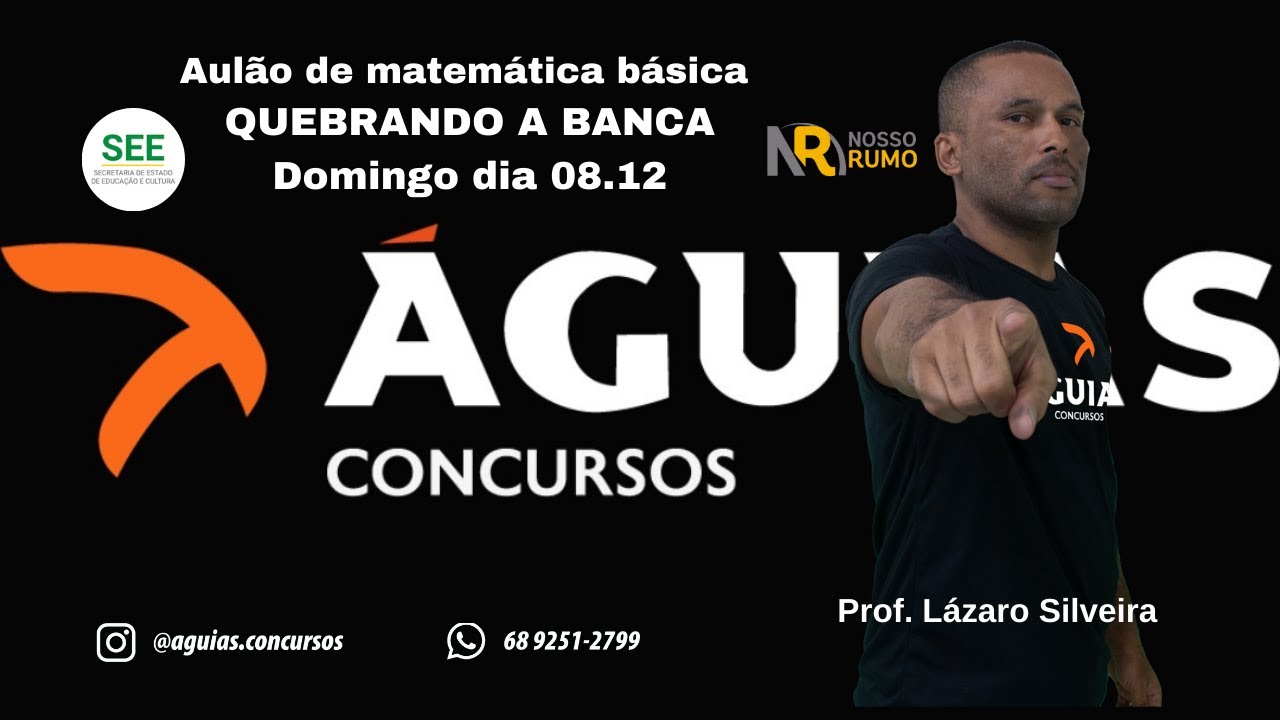 Aulão de Matemática básica para o concurso da Secretaria de Educação do Estado do Acre.