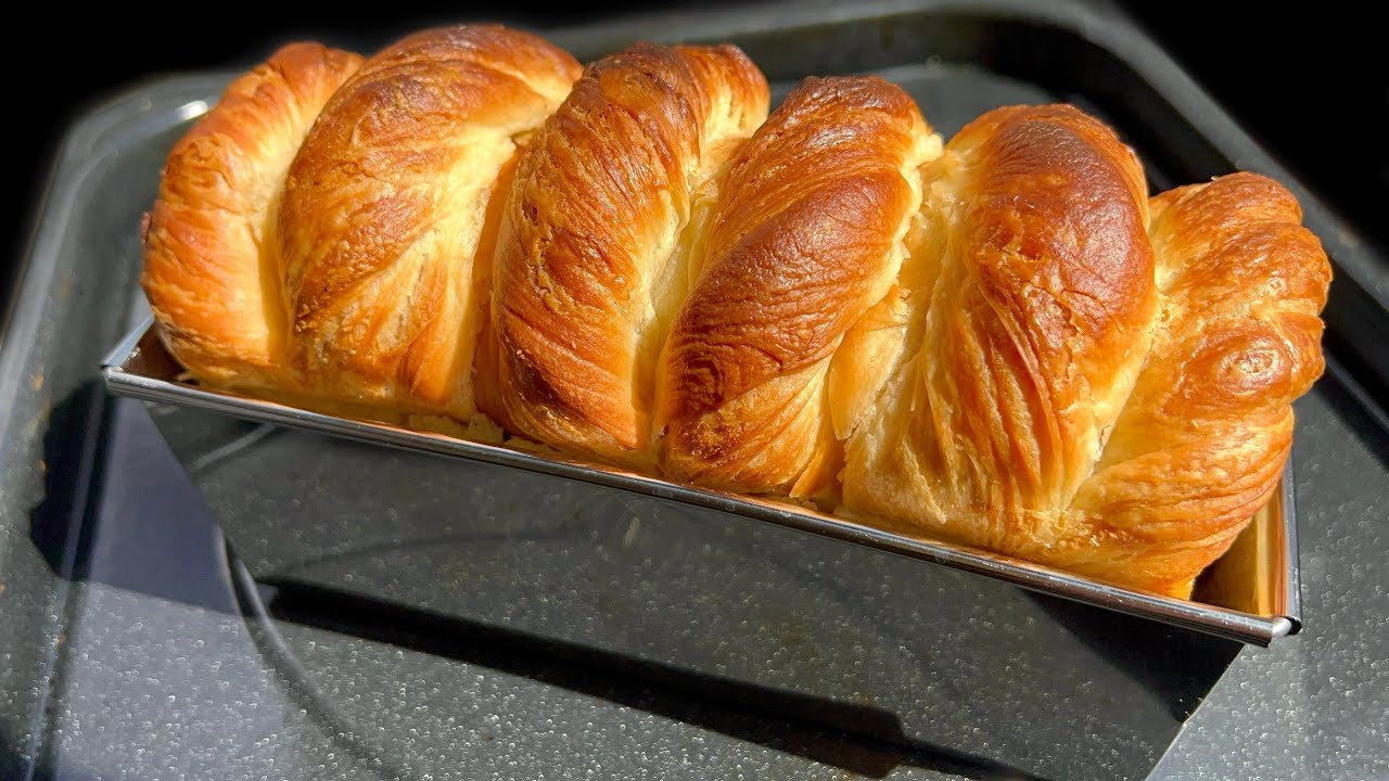 #135 パウンド型とスーパーの材料で作る！めちゃうま『デニッシュチョコパン』