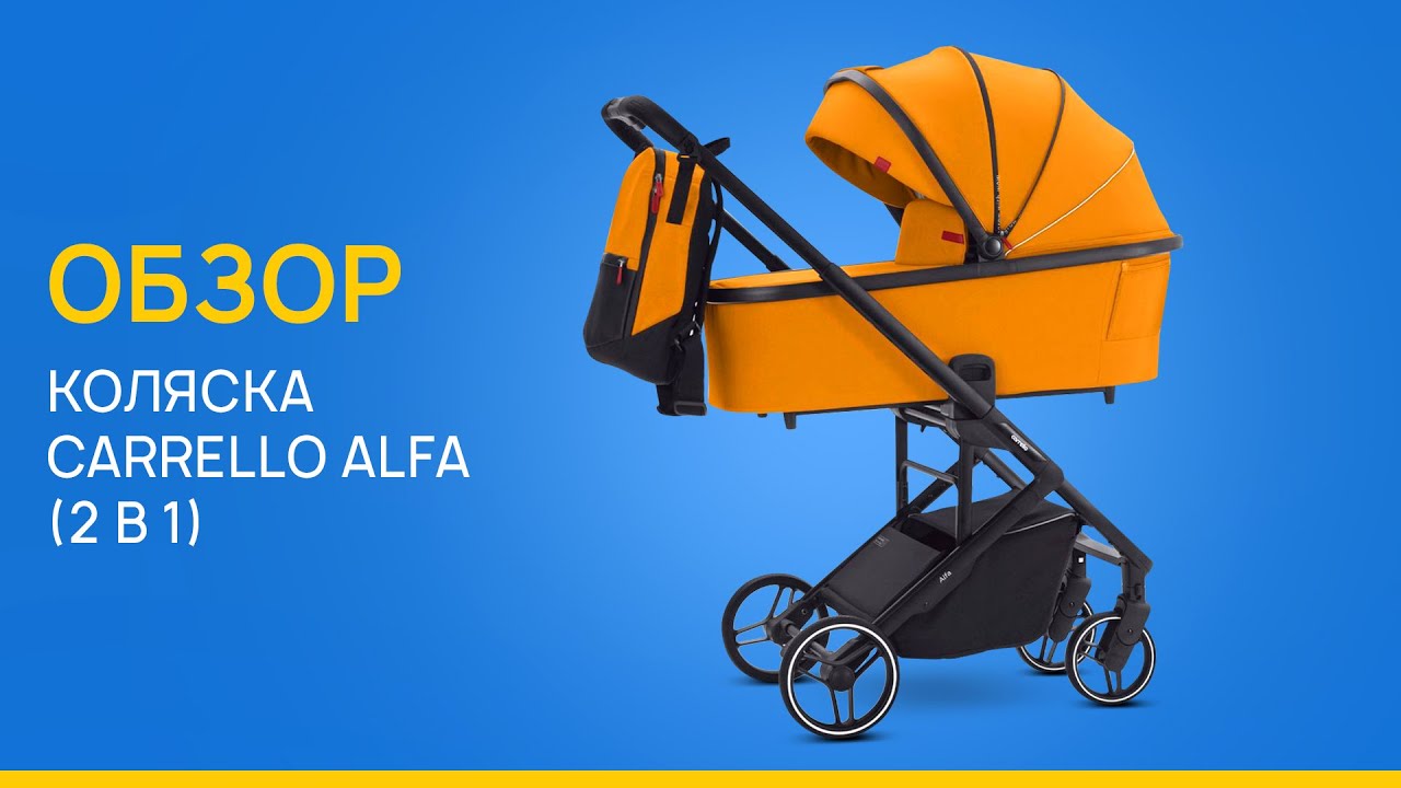 Обзор коляски Carrello Alfa (2 в 1) / LEMI KIDS - Магазин детства