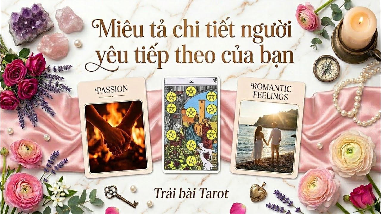 Miêu tả chi tiết người yêu tiếp theo của bạn ❤️‍🔥😳💥 #vtarot #xemtarot 