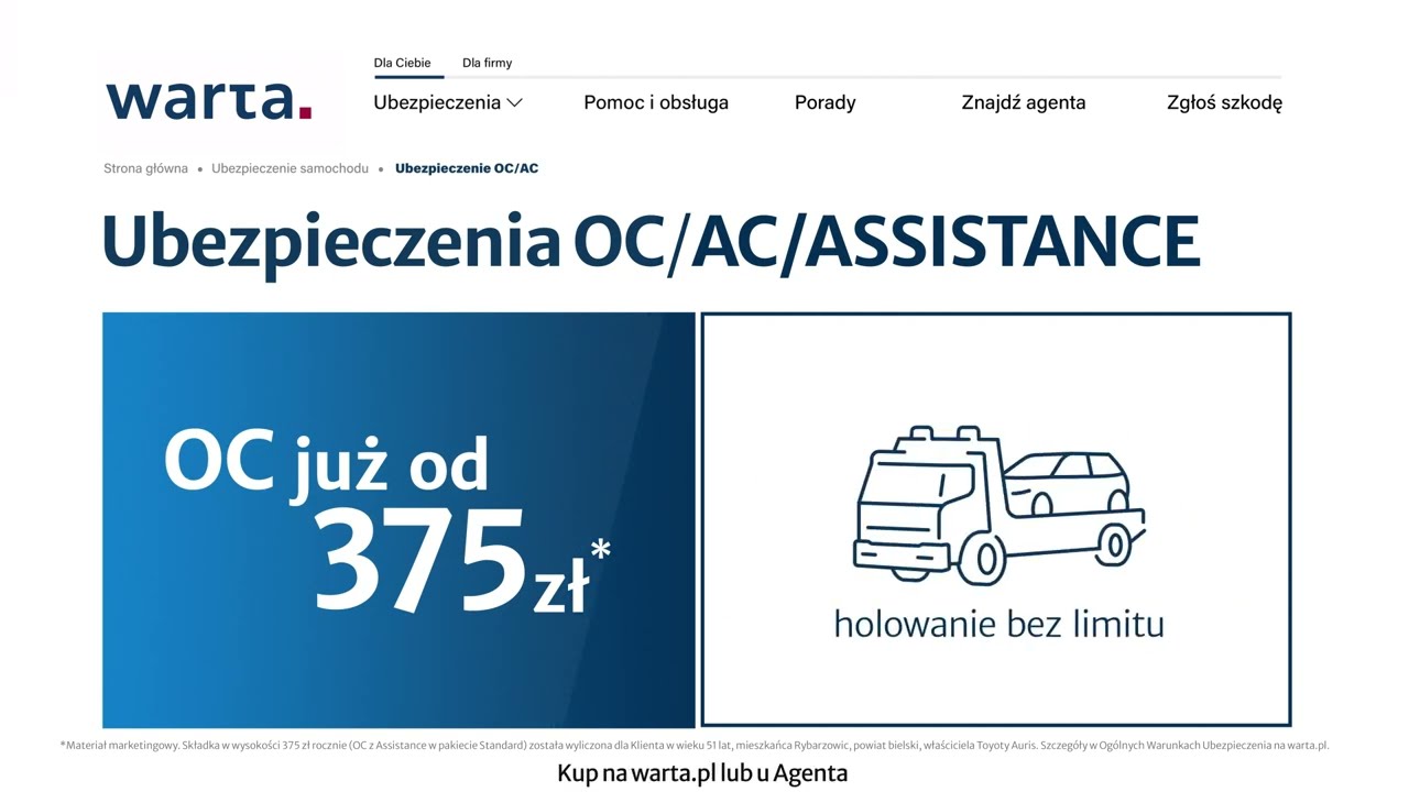 Warta: Każdemu może się zdarzyć reklama 2023 [ubezpieczenie OC/AC samochodu ] spot 15' wersja B