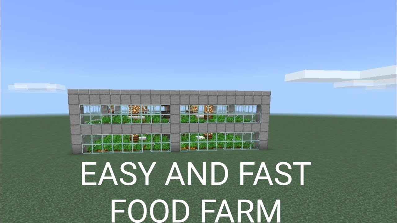 This is a very EASY and FAST FOOD FARM