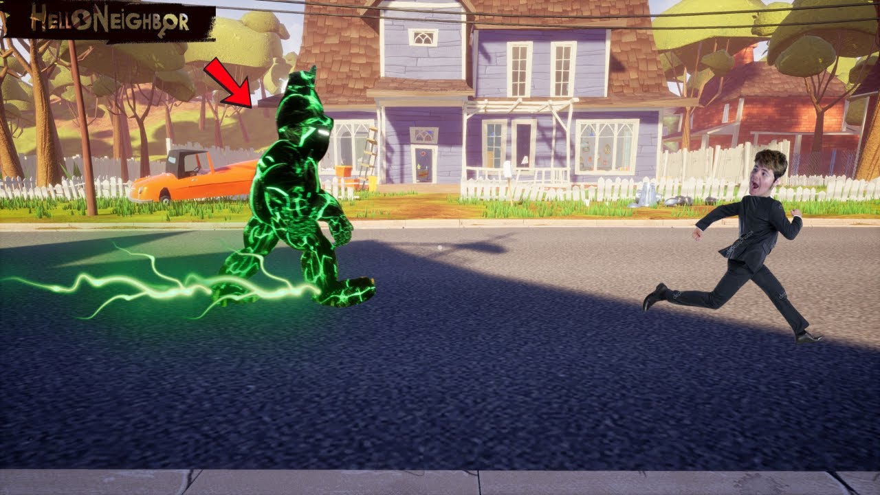 Can I ESCAPE 999+ SPEED Fred Bear In Hello Neighbor?