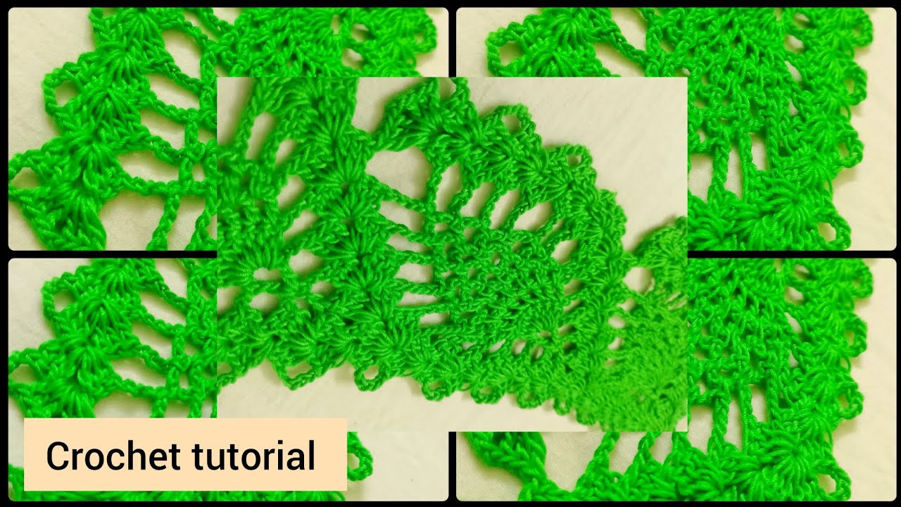 কুশি কাটার লেস ডিজাইন ❤️ | crochet lace design | Elegant crochet design | new crochet tutorial