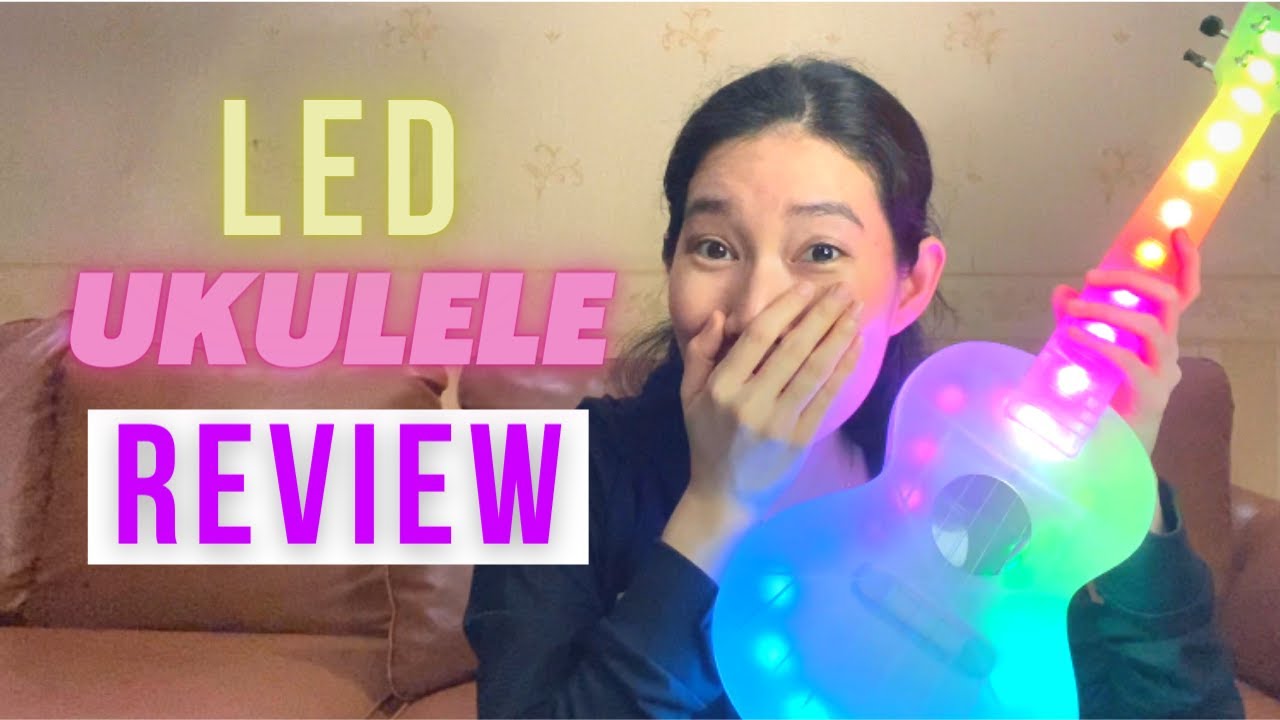 UNBOXING LED LIGHTING SMART UKULELE (REVIEW + SOUND TEST)