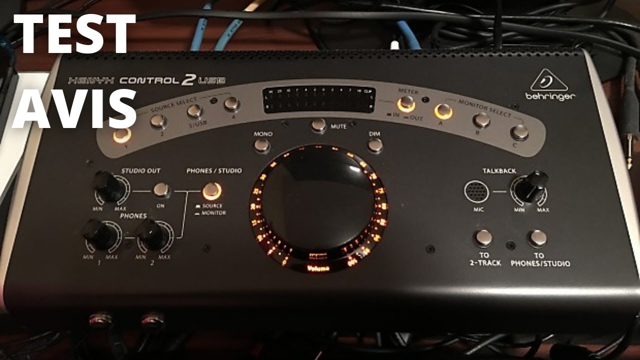 🥇 Behringer XENYX CONTROL2USB - Test & Avis (2021)
