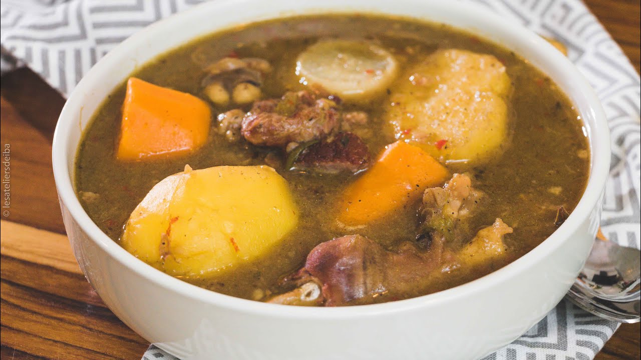 Soupe Jarret de Boeuf et Yell (pied de veau) avec @Jikokoa