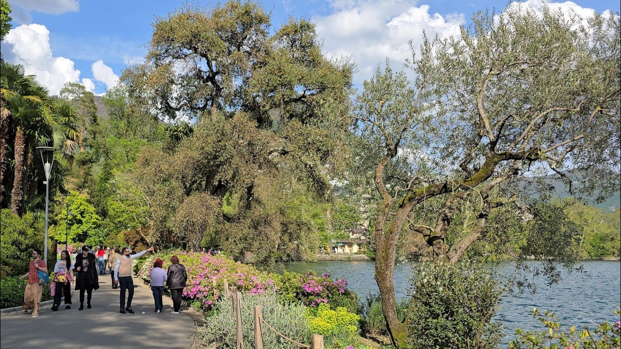 RELAXING WALKING TOUR IN THE BEAUTIFUL LUGANO,SWITZERLAND 2025, 4K ULTRA HD