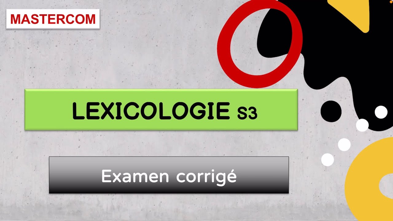 Examen Lexico s3